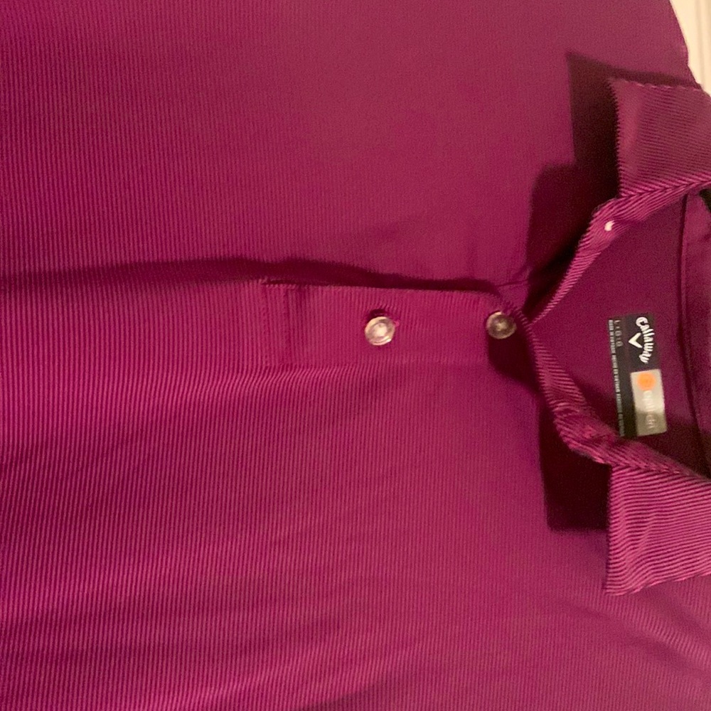 Callaway Golf Shirt Large, red, excellent condition